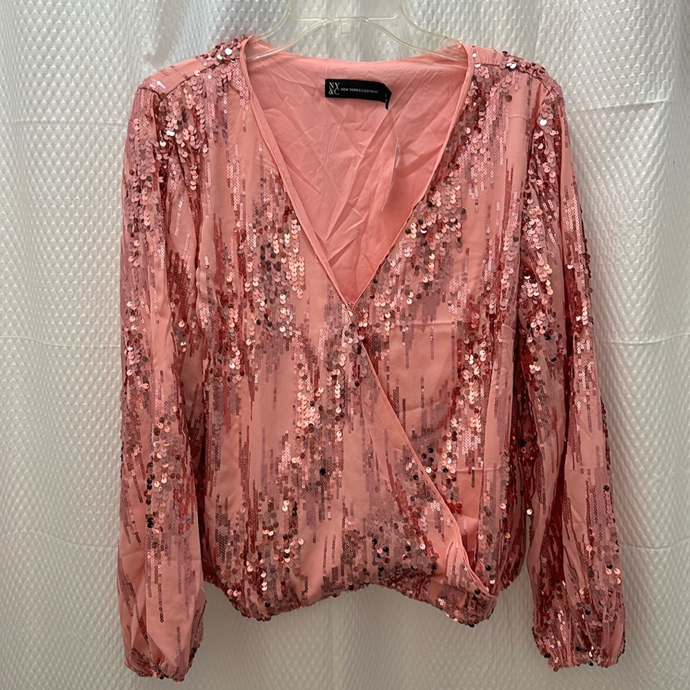 New York & Company Sequence Blouse